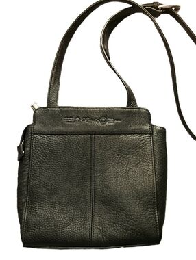 Fossil Black Leather Crossbody